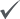 checkmark